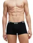 Boxershorts BOSS Black Trunk 3-pack grijs zwart