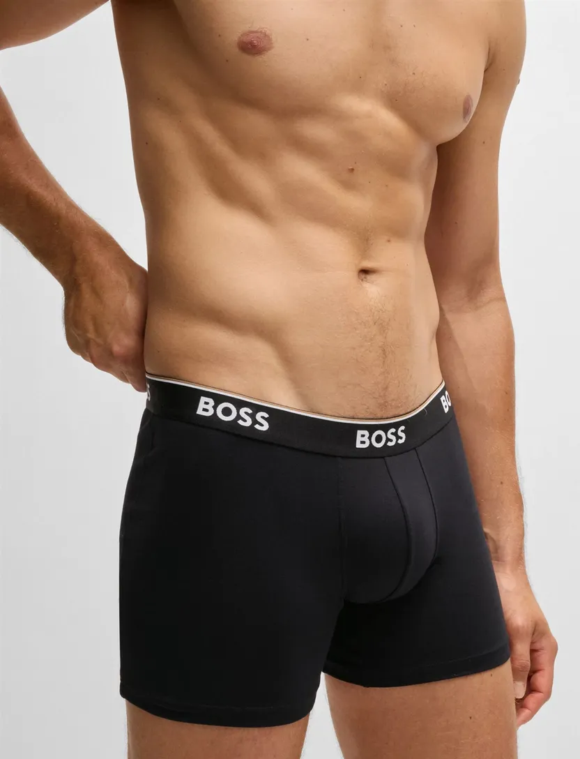 Boxershorts BOSS Black 3-pack zwart