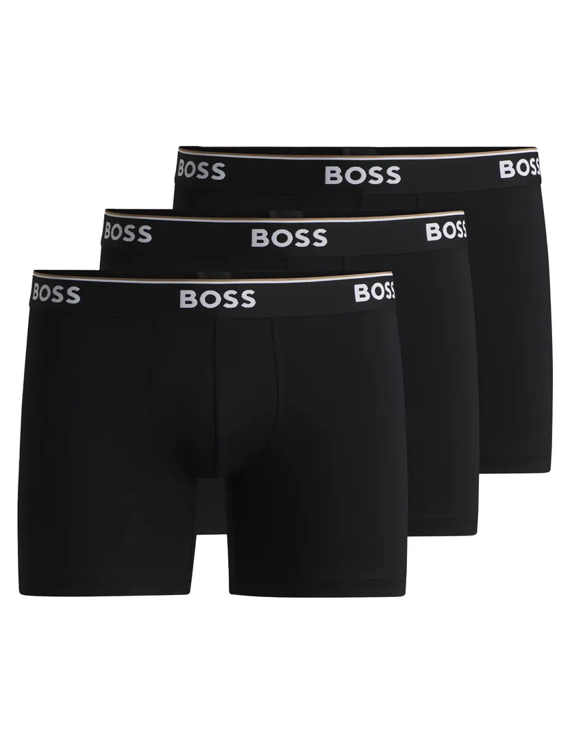 Boxershorts BOSS Black 3-pack zwart