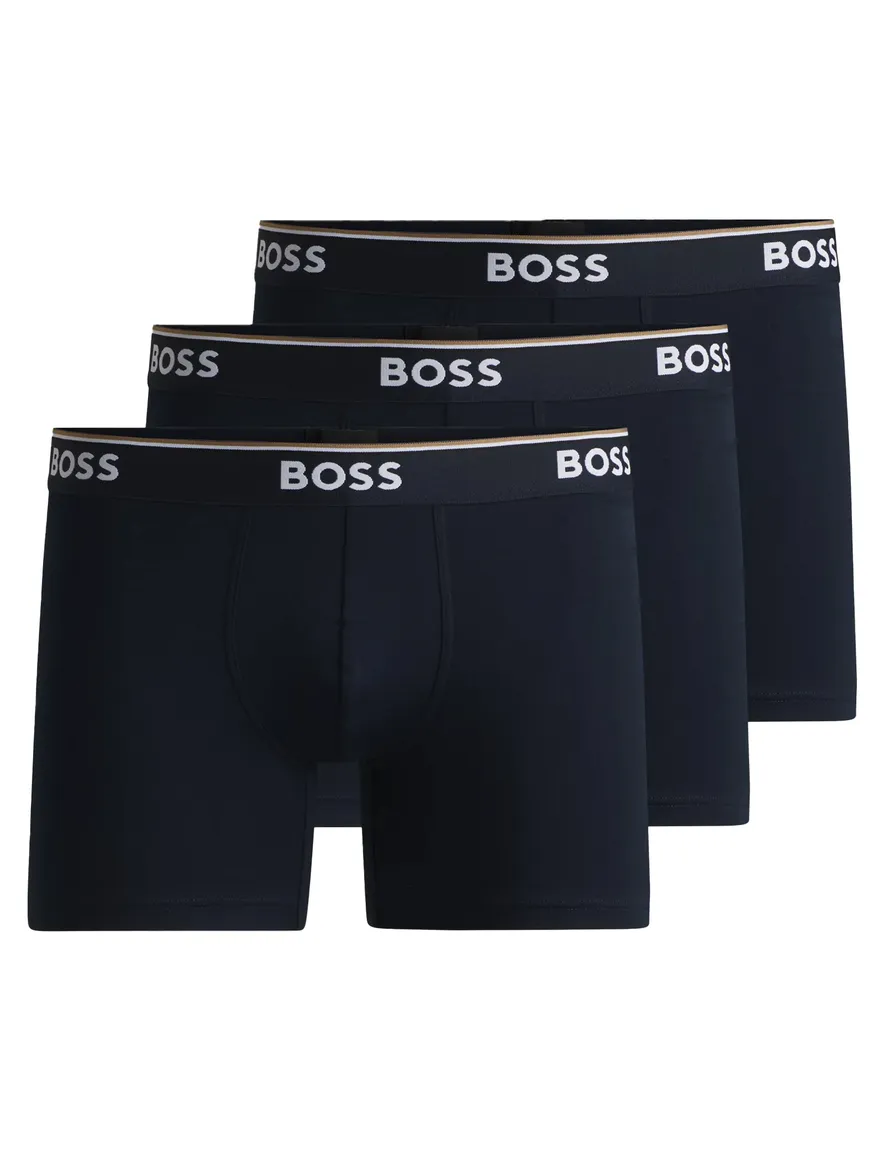 Hugo Boss Boxershorts 3P donkerblau