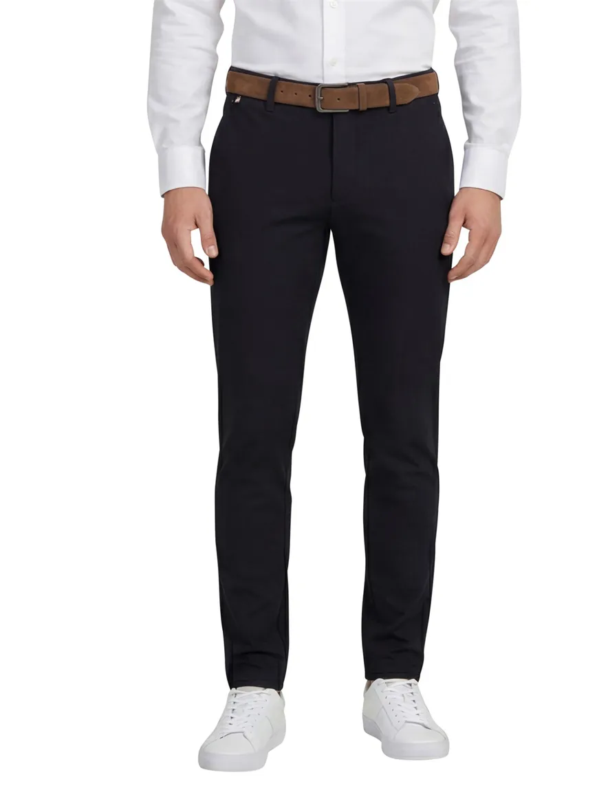 Boss Orange pantalon chino Kaito1 zwart effen