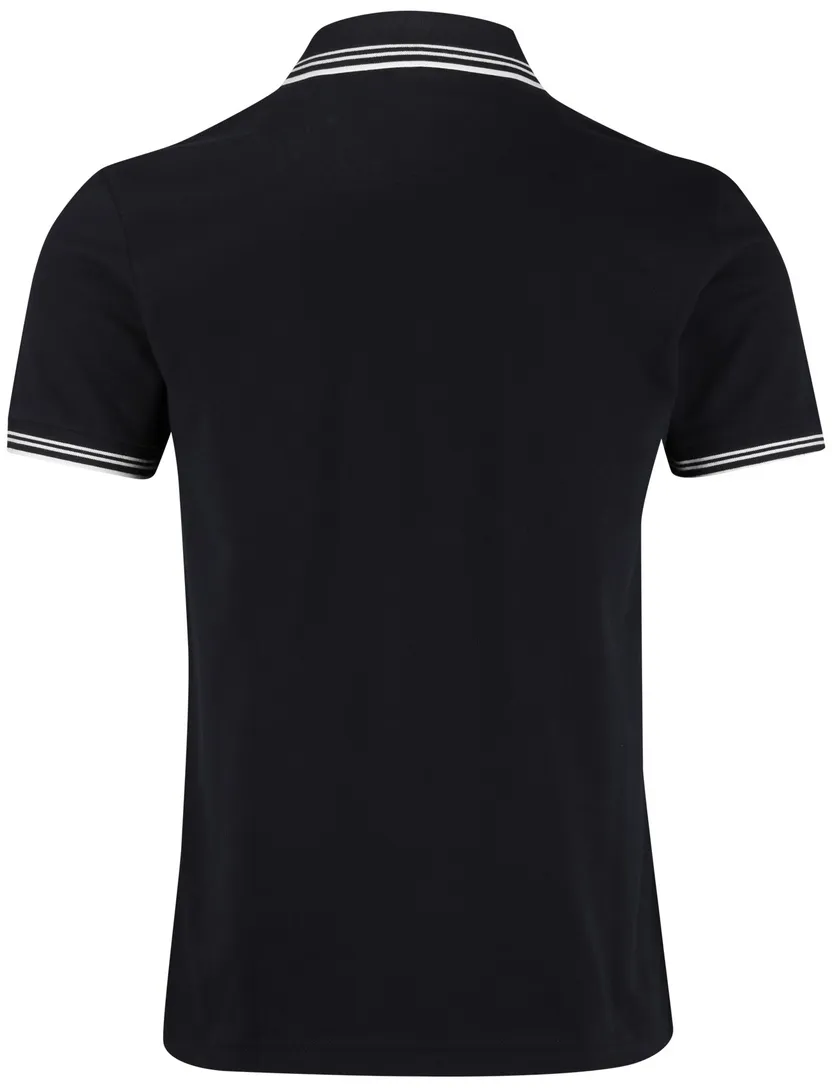Boss Green Paul polo donkerblauw korte mouw effen