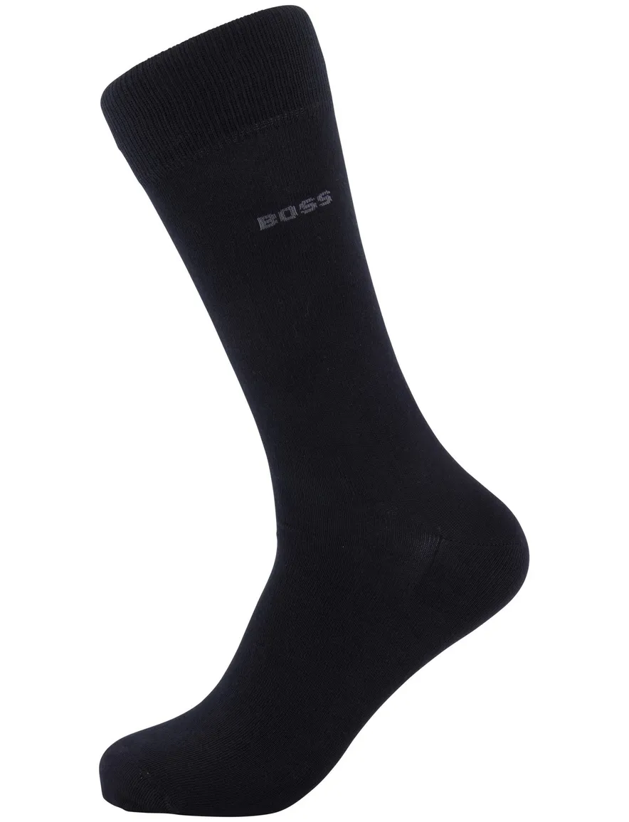 Hugo Boss sokken 2 pack zwart met logo