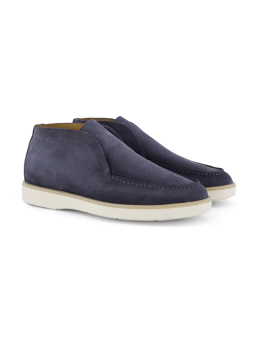 Giorgio schoenen donkerblauw effen leer