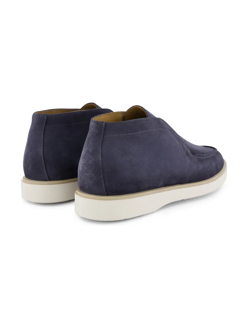 Giorgio schoenen donkerblauw effen leer