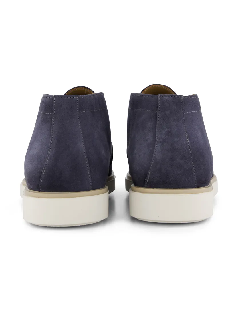 Giorgio schoenen donkerblauw effen leer