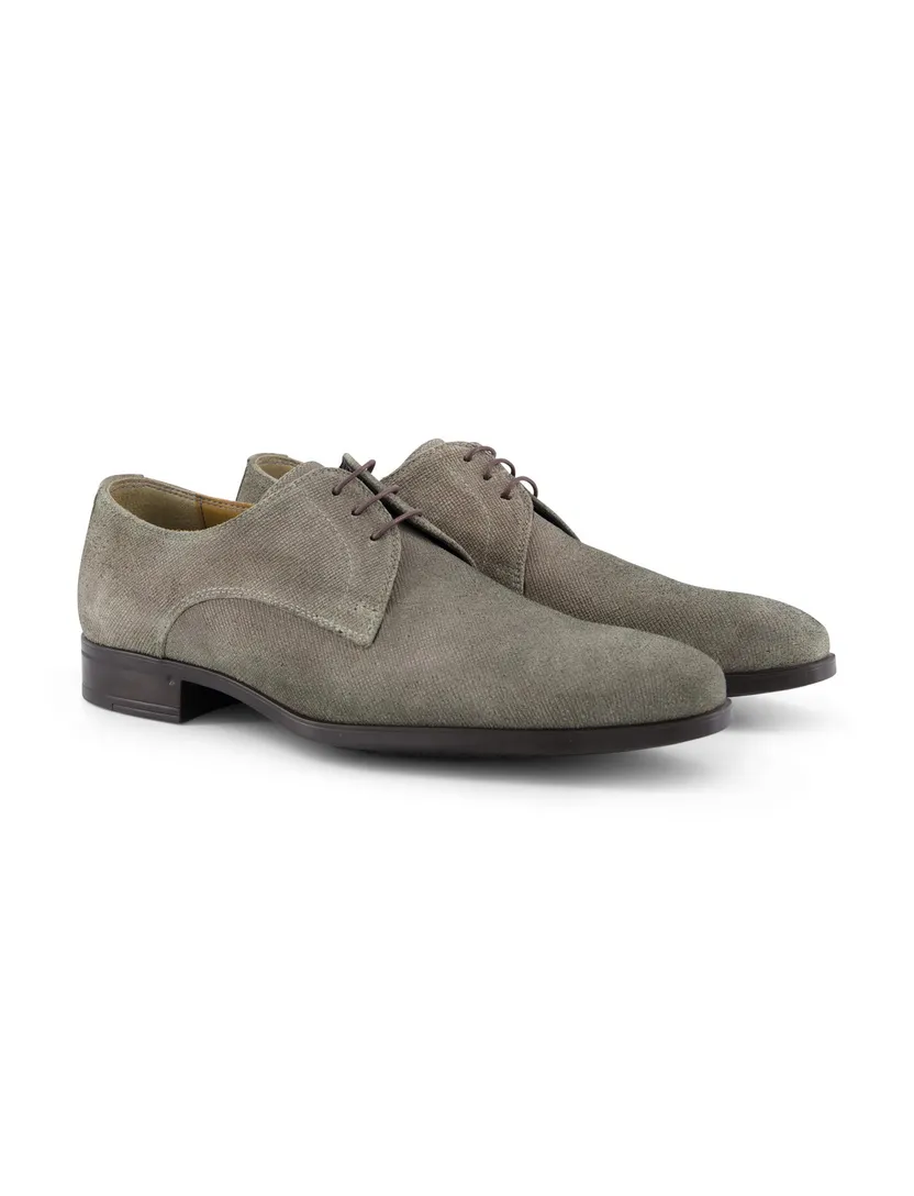 Giorgio veterschoen leer grijs leer
