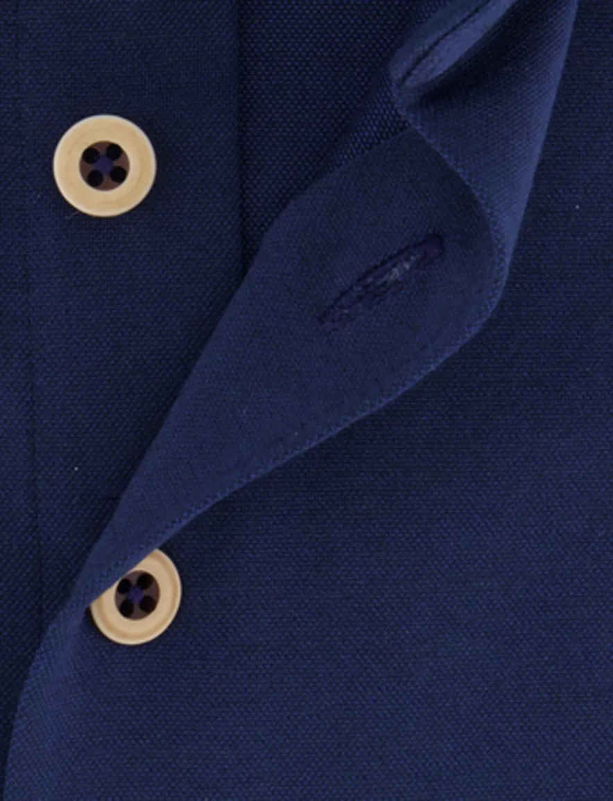 R2 overhemd mouwlengte 7 donkerblau