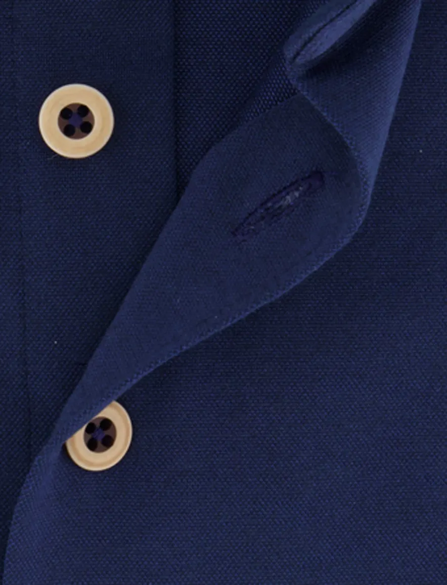 R2 overhemd mouwlengte 7 donkerblau