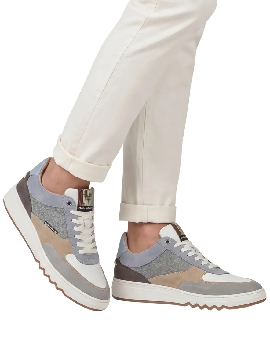 Floris van Bommel sneaker suede lichtblauw
