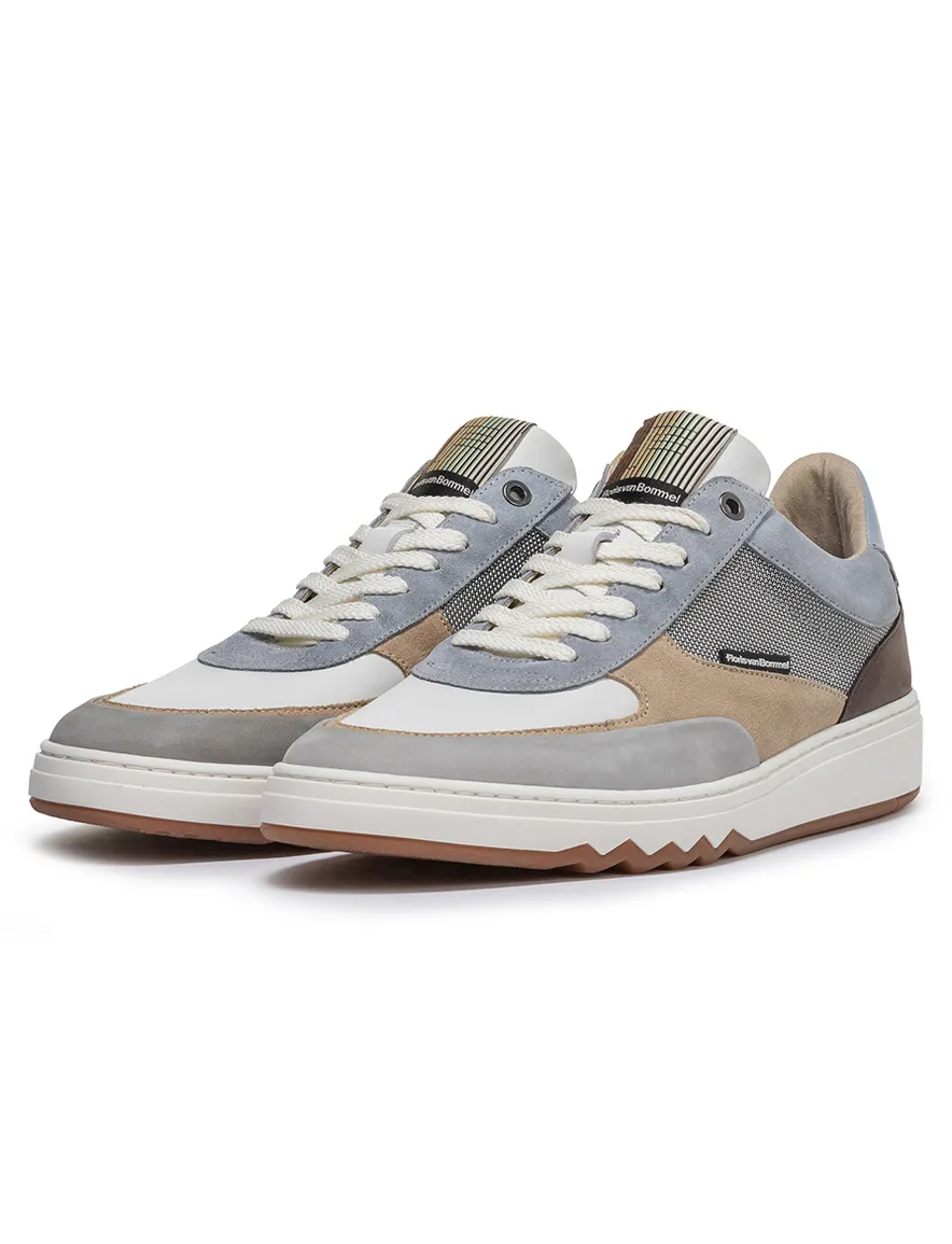 Floris van Bommel sneaker suede lichtblauw