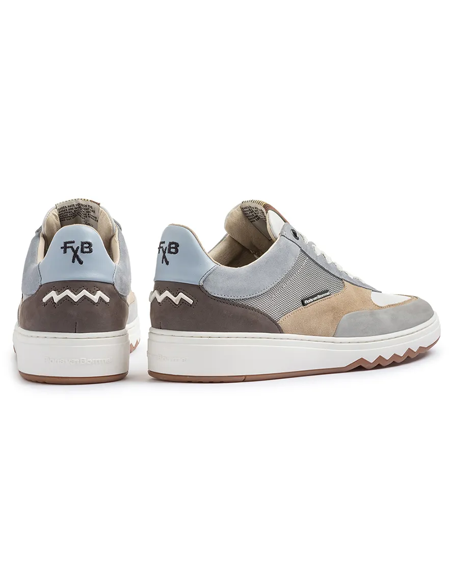 Floris van Bommel sneaker suede lichtblauw