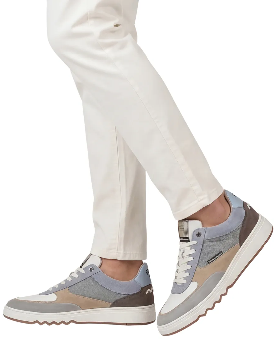 Floris van Bommel sneaker suede lichtblauw