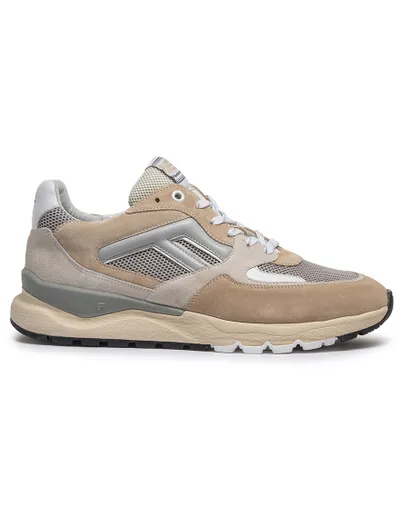 Floris van Bommel Floris van Bommel sneaker bruin beige effen