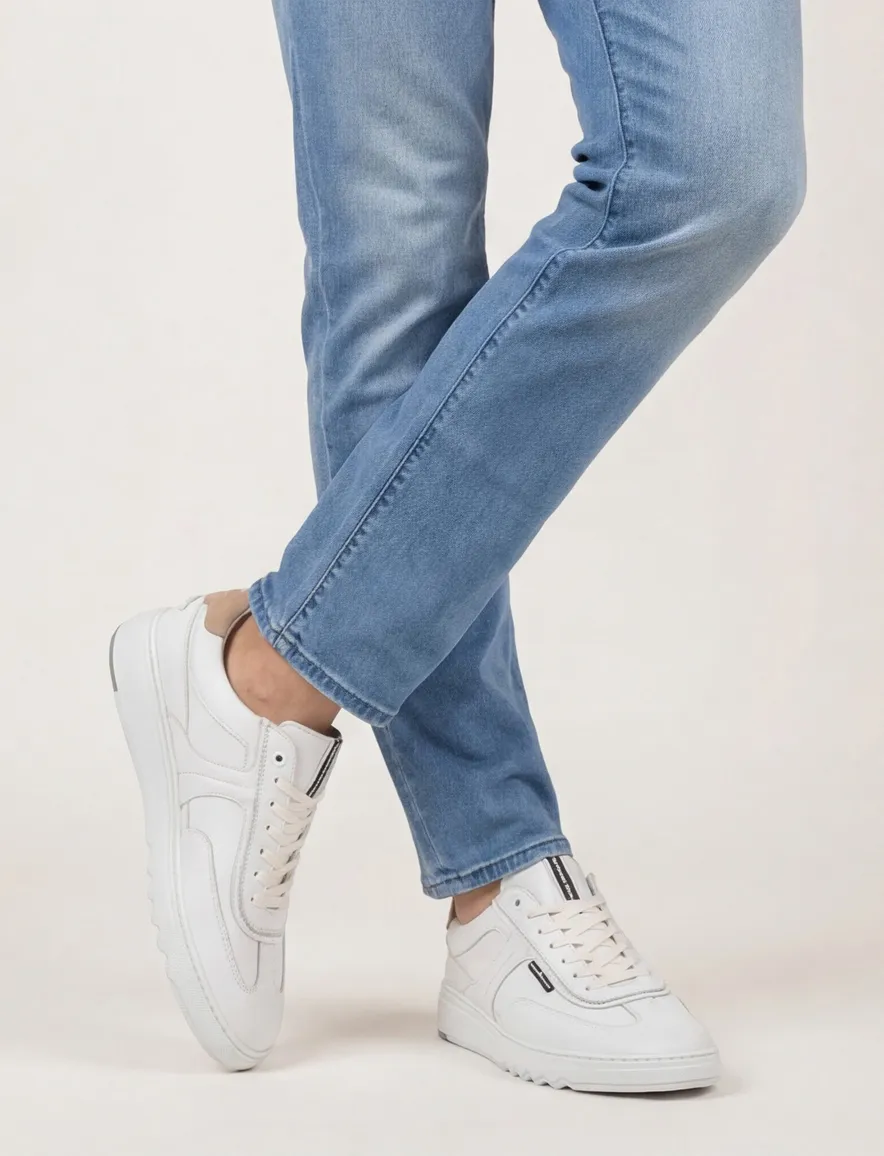 Floris van bommel sneakers wit effe