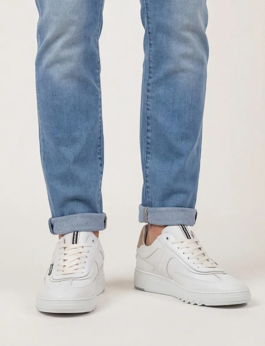 Floris van bommel sneakers wit effe