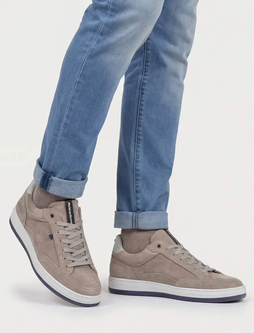 Floris van Bommel sneaker beige suede