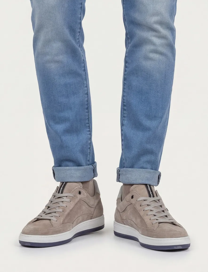 Floris van Bommel sneaker beige suede