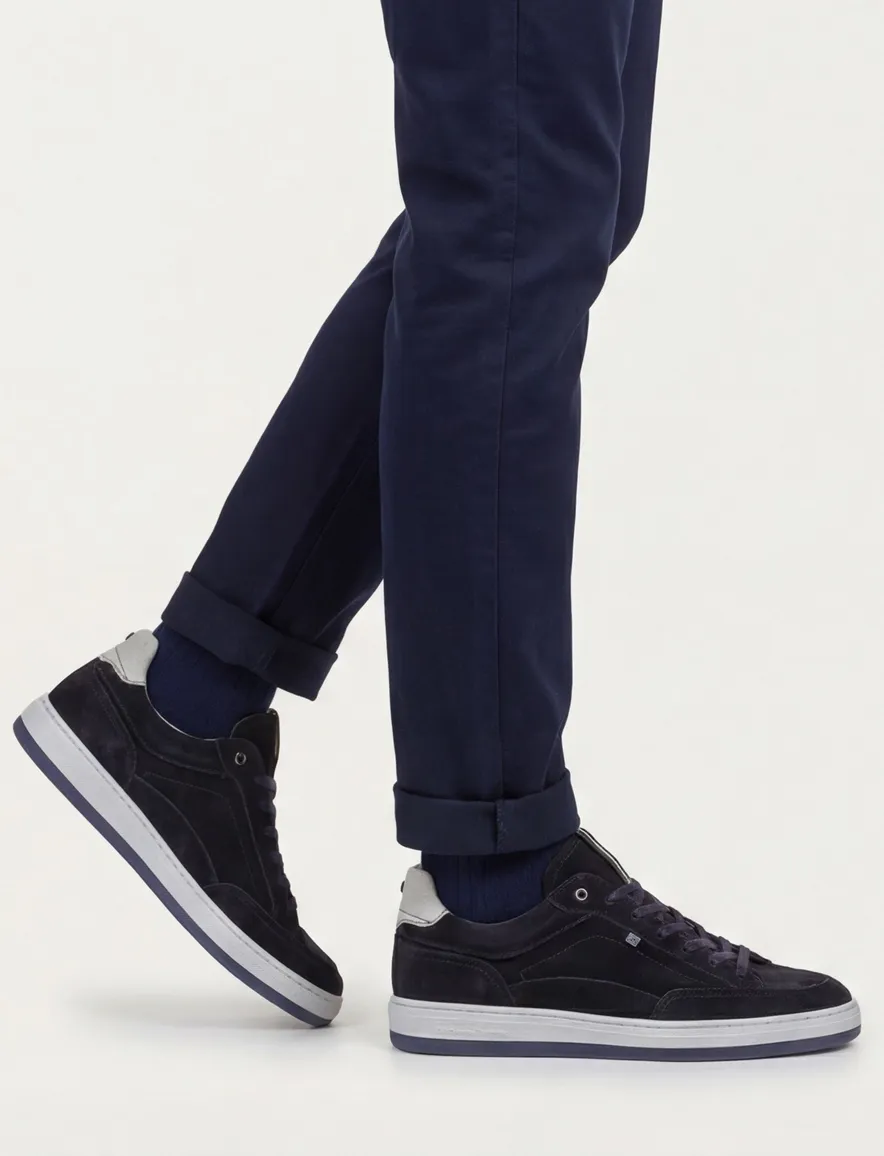 sneakers donkerblauw Floris van Bommel
