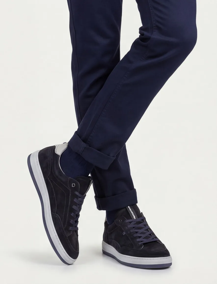 sneakers donkerblauw Floris van Bommel