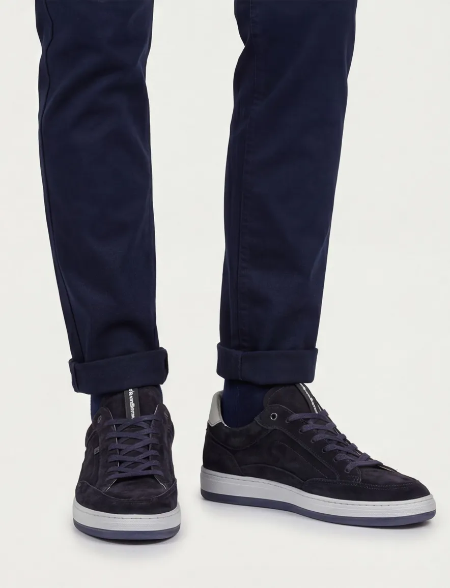 sneakers donkerblauw Floris van Bommel