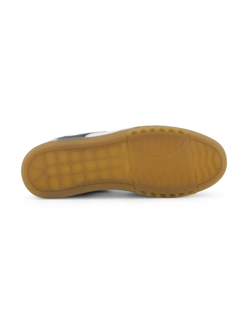 Floris van Bommel sneakers wit donkerblauw beige laag