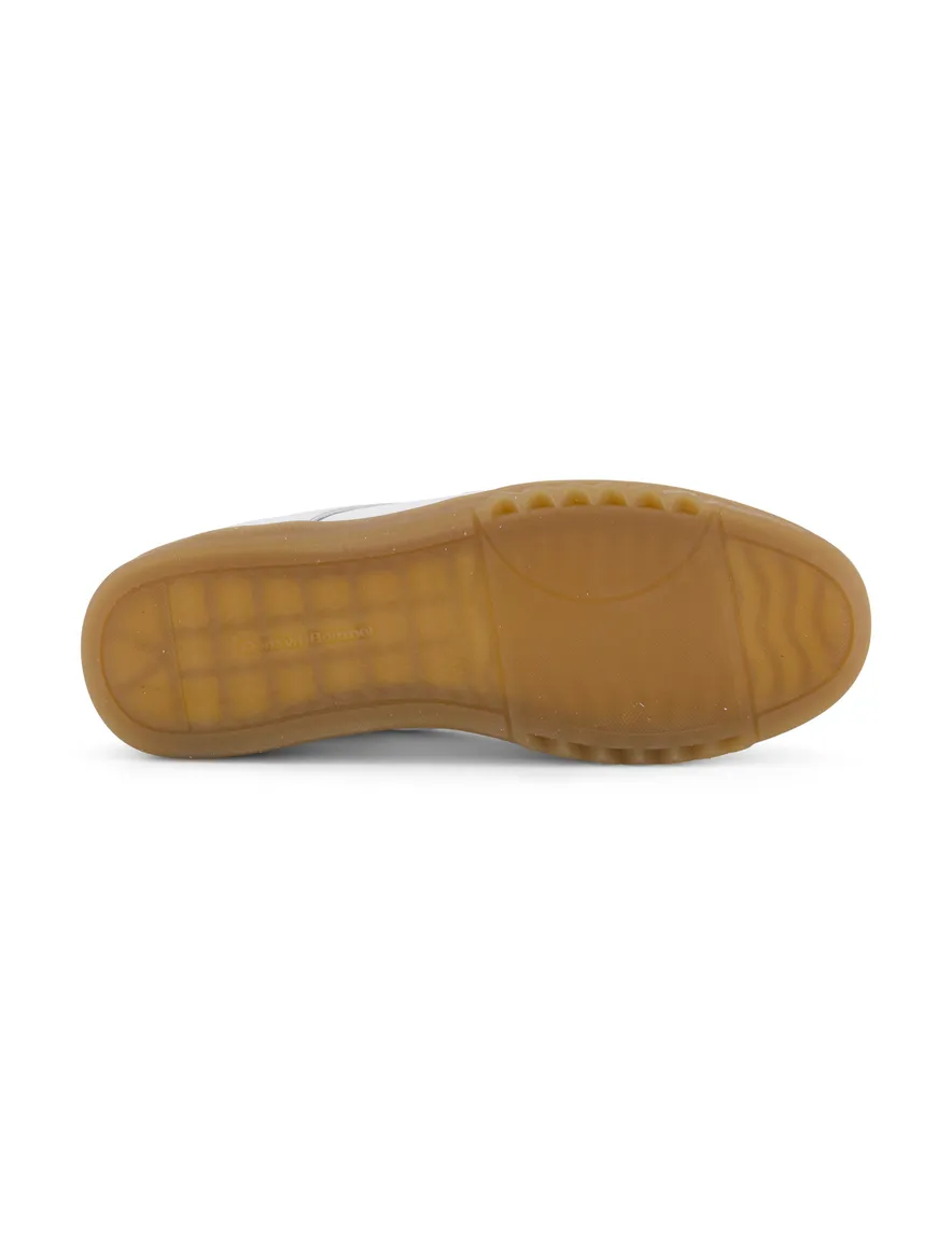 Floris van bommel sneaker wit effen leer