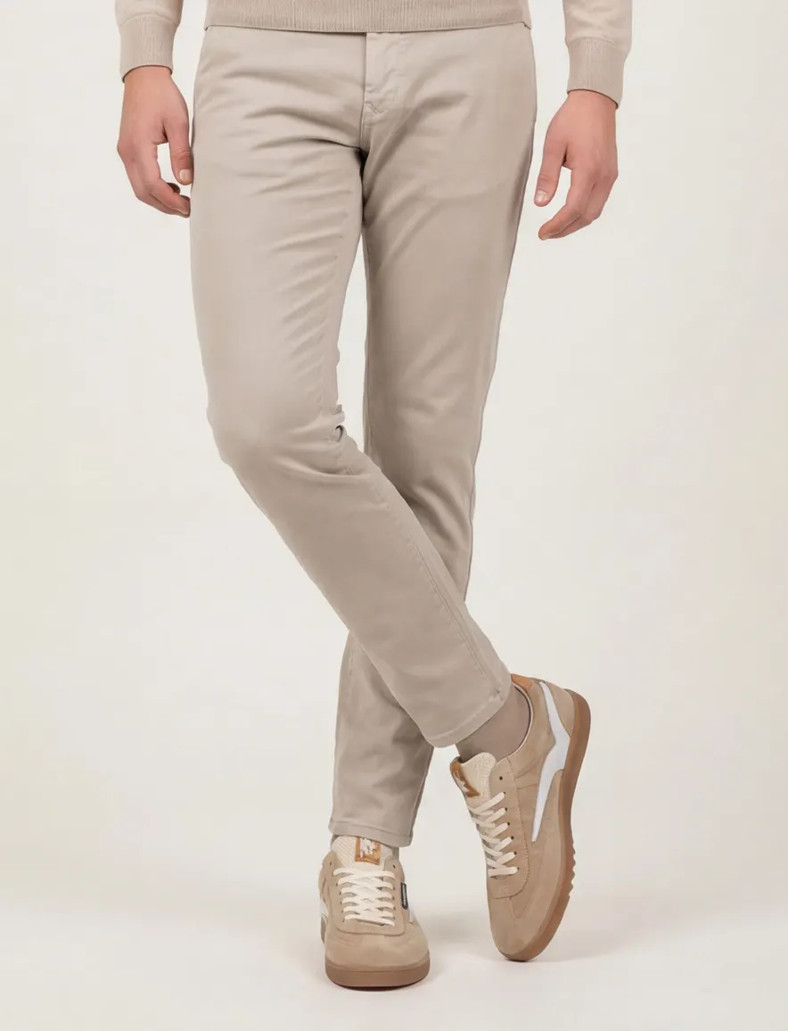 Floris van Bommel sneaker camel suede
