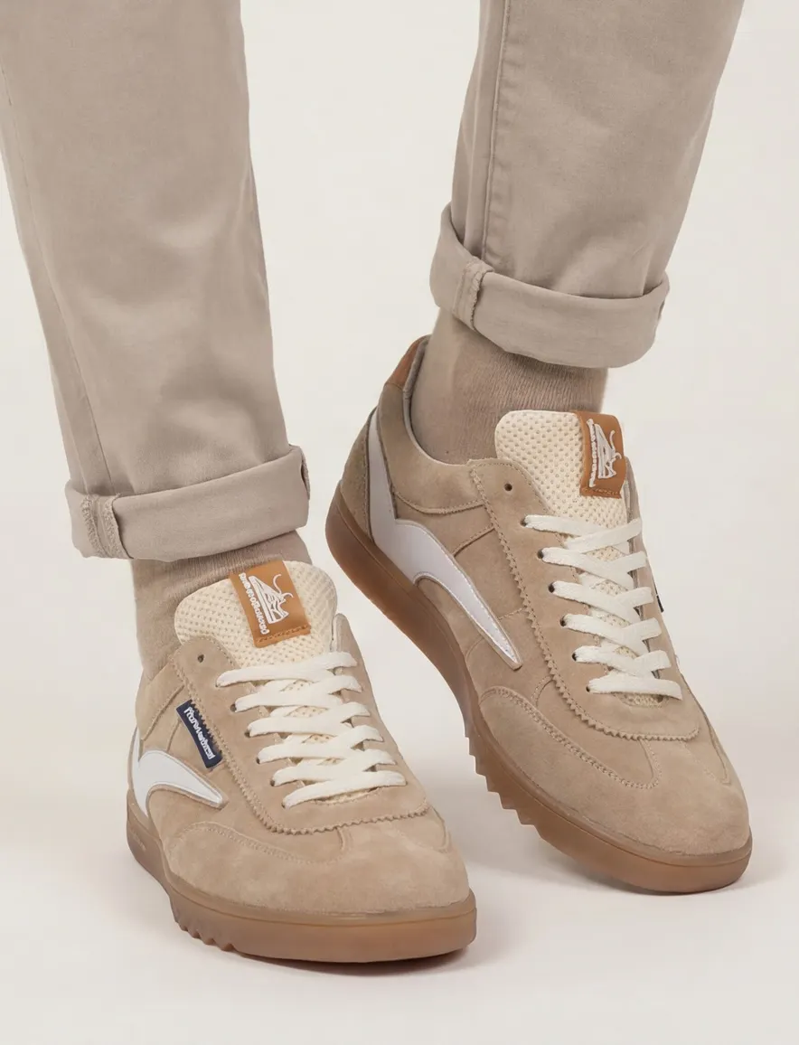 Floris van Bommel sneaker camel suede