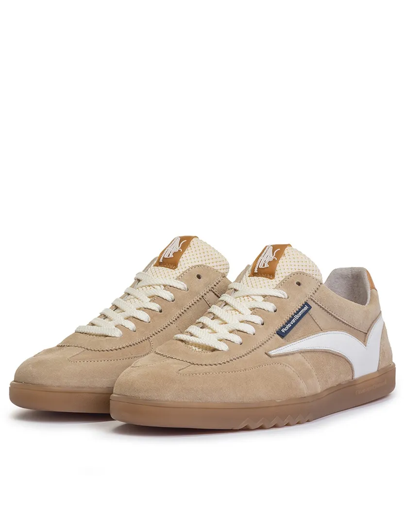 suede Floris van Bommel sneaker beige effen