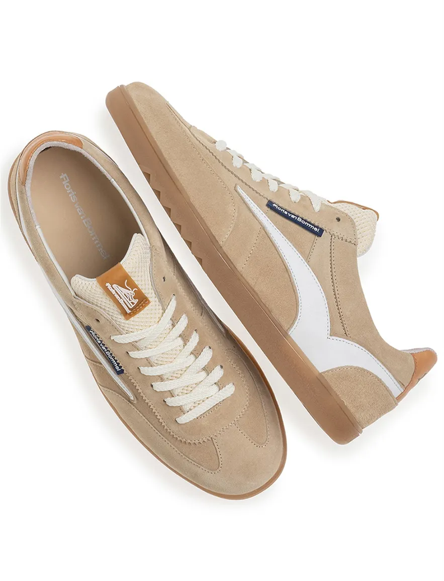 Floris van Bommel sneaker camel suede