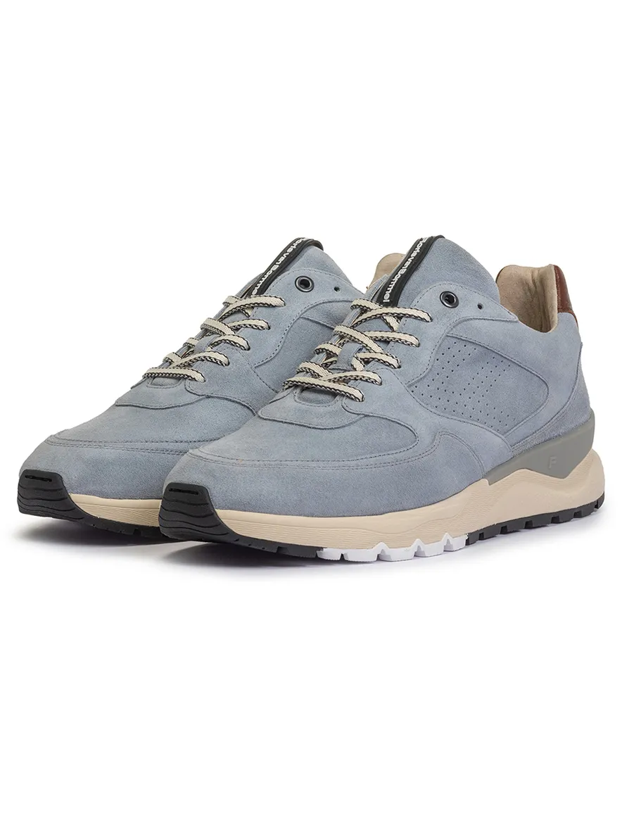 Floris van Bommel sneaker lichtblauw suede
