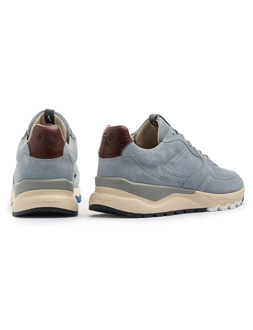 Floris van Bommel sneaker lichtblauw suede