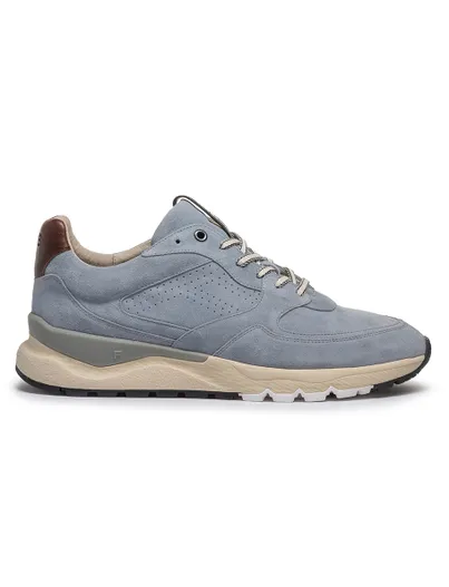 Floris van Bommel Floris van Bommel sneaker lichtblauw effen suede