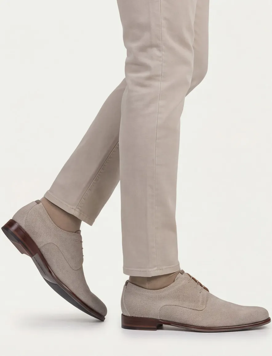 Suede Floris van Bommel veterschoenen