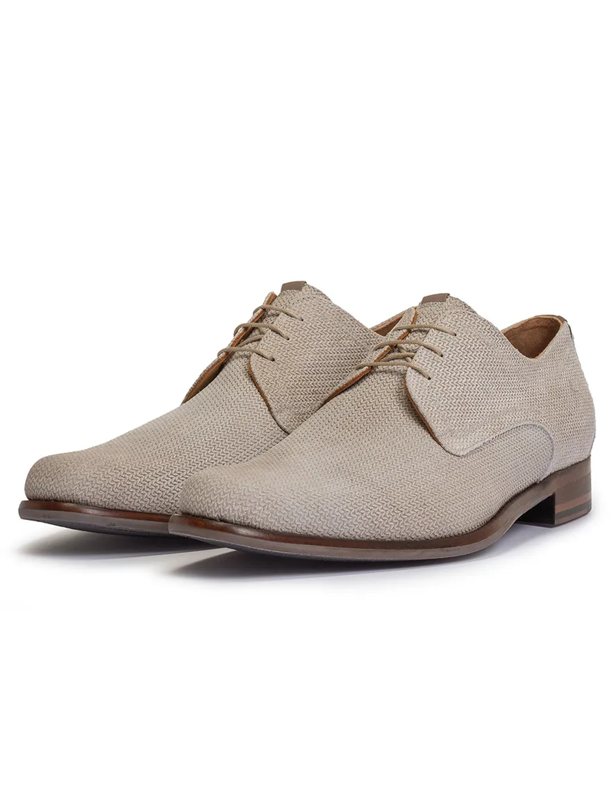 Suede Floris van Bommel veterschoenen