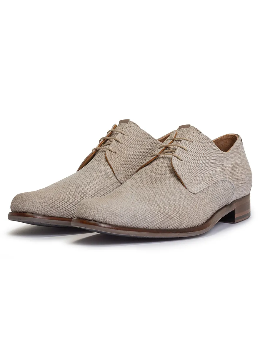 Suede Floris van Bommel veterschoenen