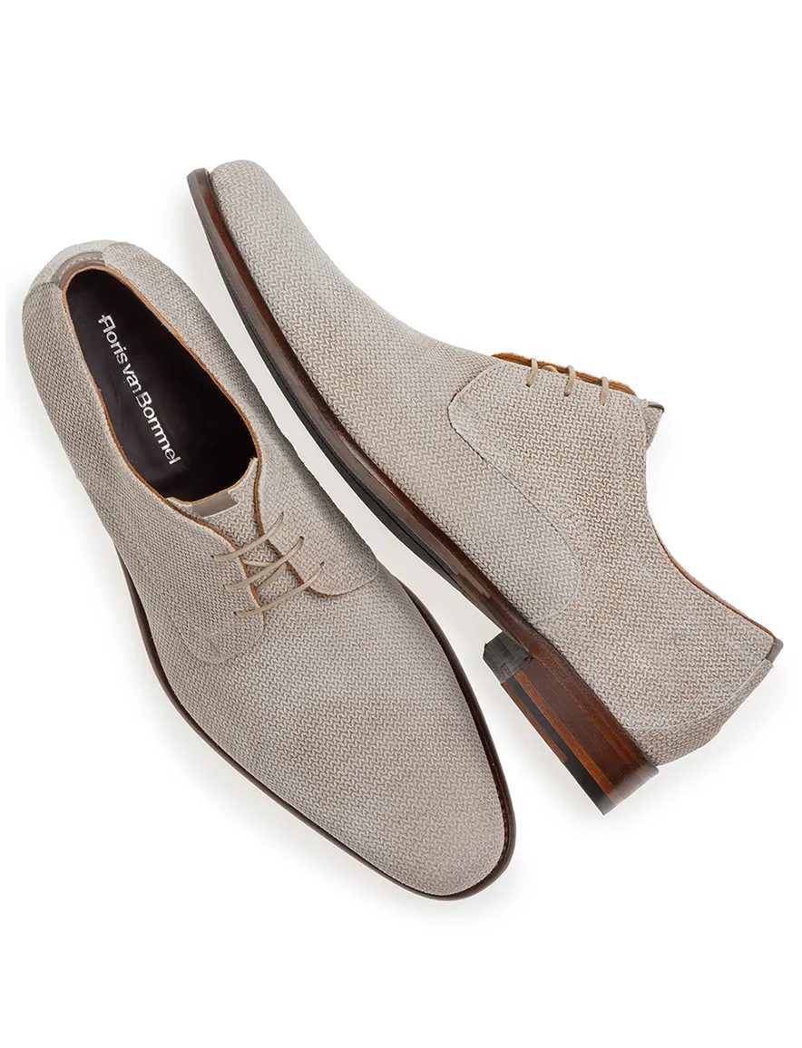 Suede Floris van Bommel veterschoenen