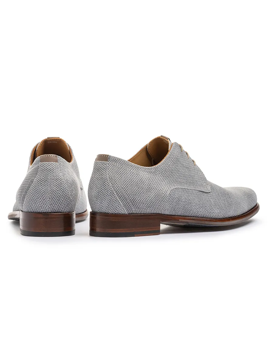Grijze Floris van Bommel veterschoenen