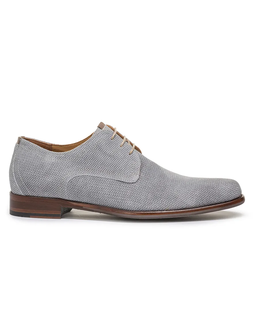 Grijze Floris van Bommel veterschoenen