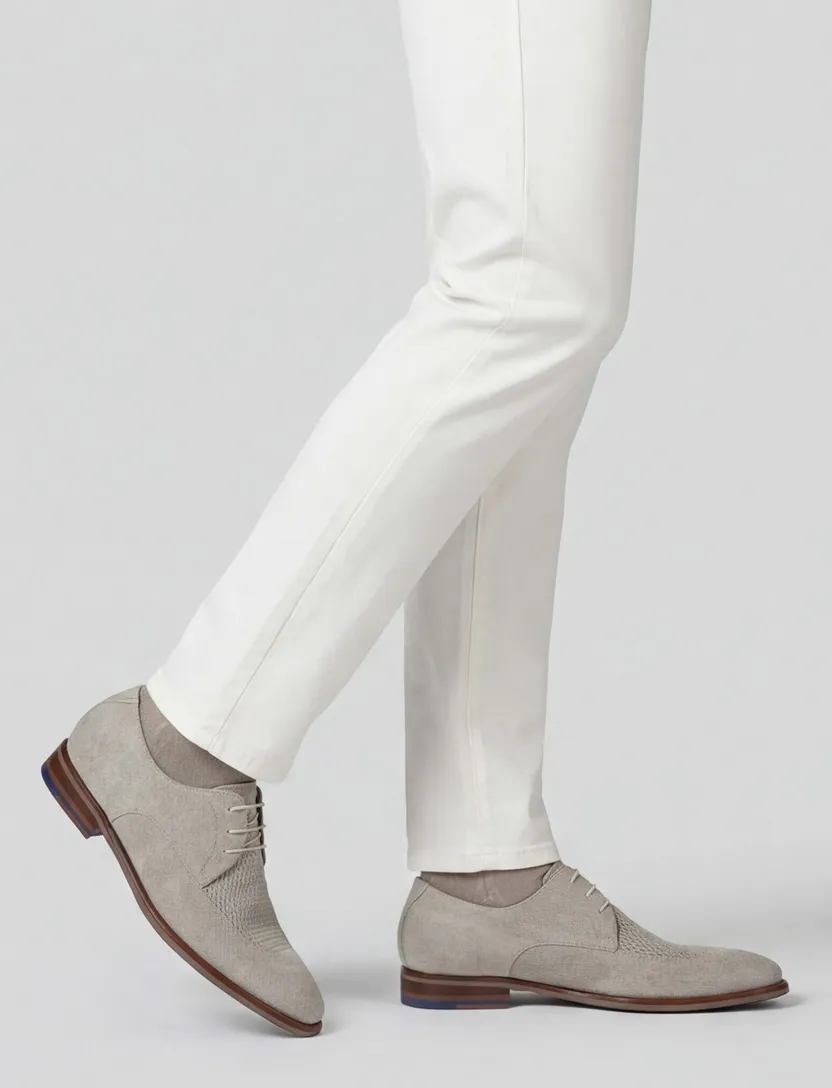 Veterschoenen Floris van Bommel suede print