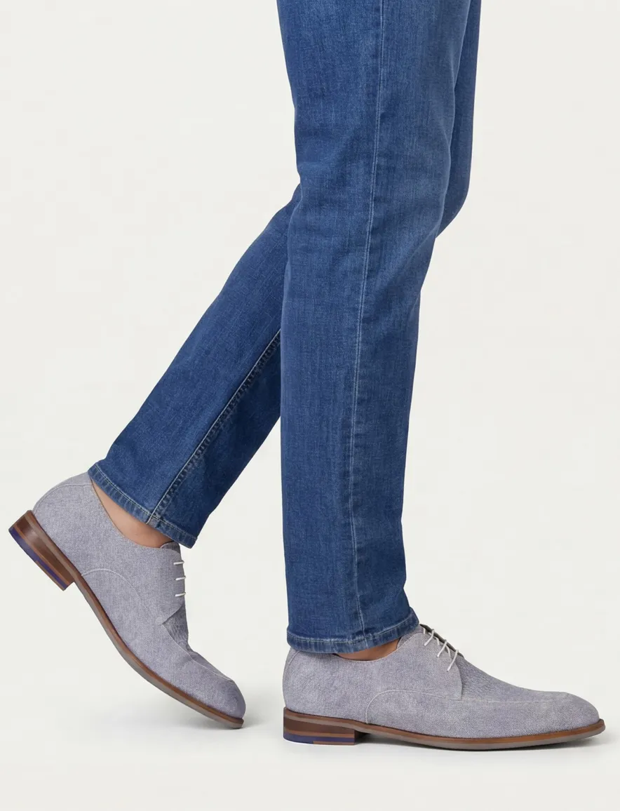 Floris van Bommel nette schoen lichtblauw
