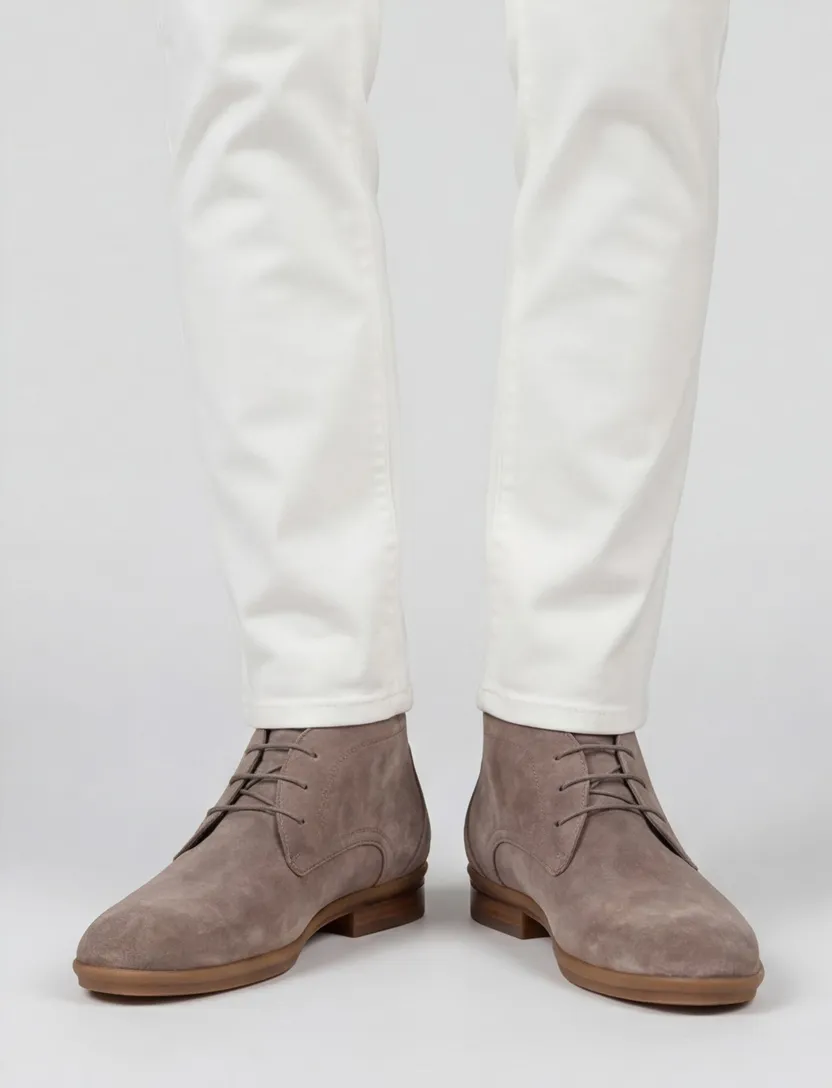 Floris van bommel nette veterschoen bruin effen