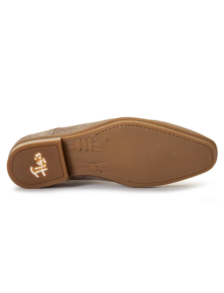 Floris van bommel nette veterschoen bruin suede