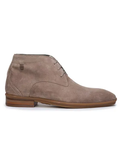 Floris van Bommel Floris van bommel nette veterschoen bruin suede