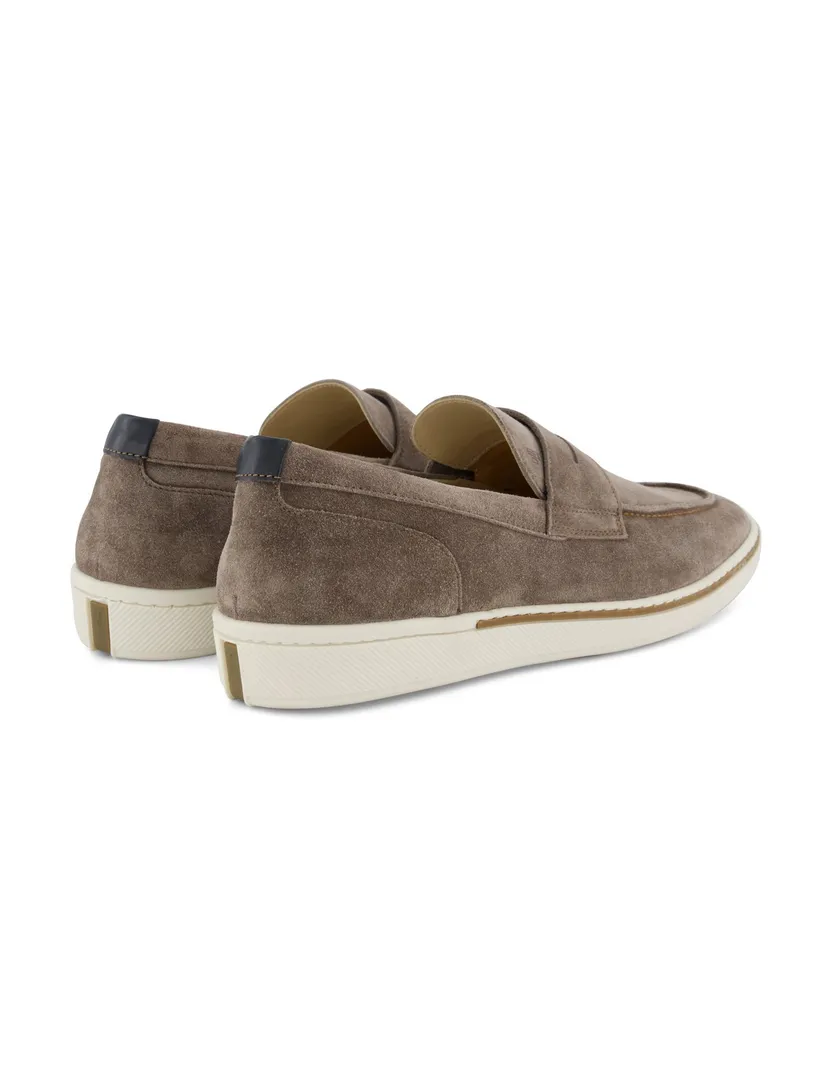 Loafers van Bommel beige suede