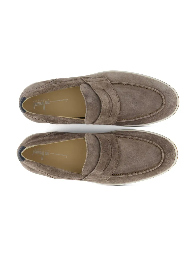Loafers van Bommel beige suede
