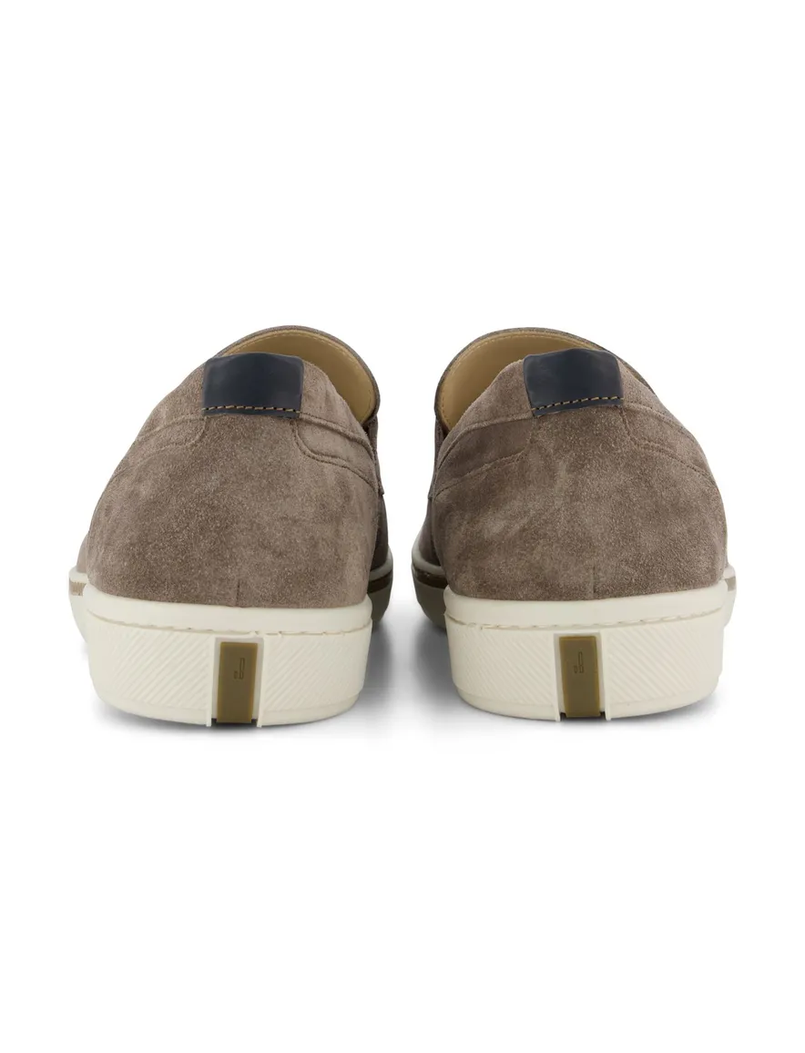 Suede loafers van Bommel bruin
