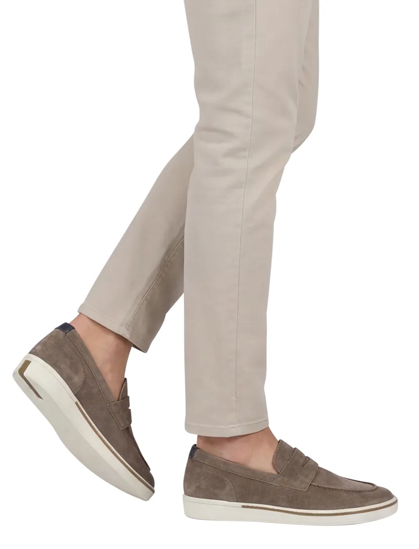 Loafers van Bommel beige suede
