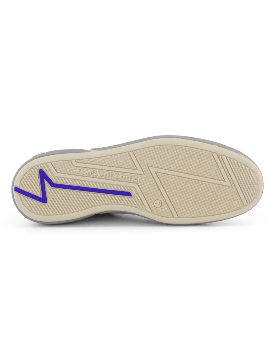Floris van Bommel sneakers lichtbruin suede effen